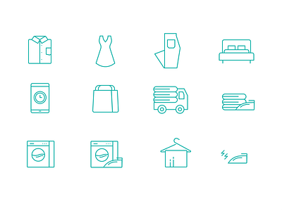 Icon Design for Laundry Service
