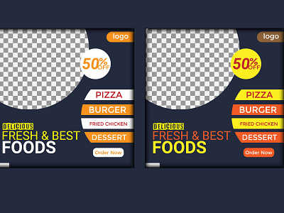 Food Banner Design banner ad bannerdesign social ads social network social post