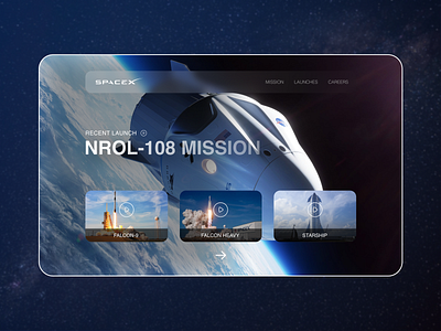 Space X Web Concept