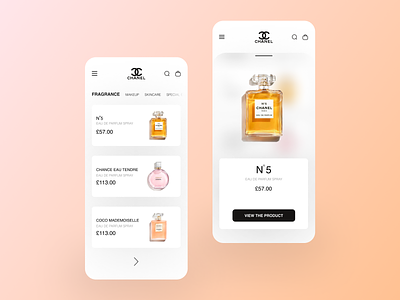 Chanel App Concept android app chanel clean colors dribbble fashion fashionapp figma ios lifestyle luxury minimal product productdesign ui uideign ux uxdesign web