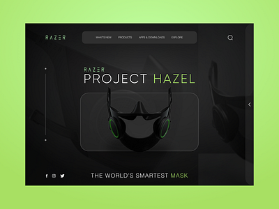 RAZER HAZEL Web Concept