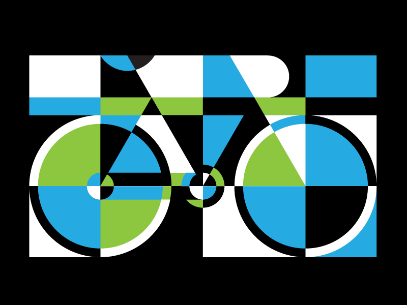 Geometric Bike Color bicycle bike color geometric