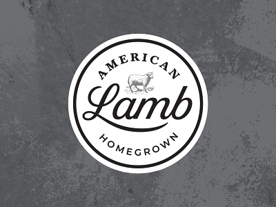 American Lamb america branding elegant food graphic design lamb letter mark lettering logo script