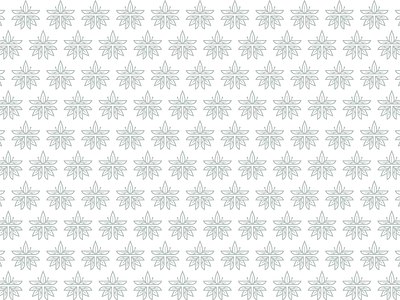 Trillium Pattern branding pattern restaurant branding