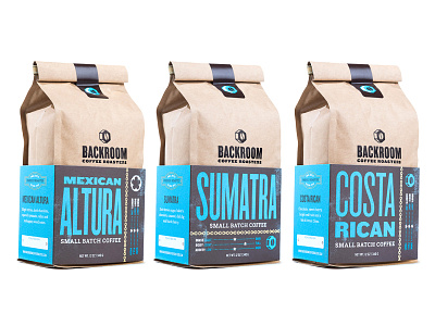 Backroom Coffee Roasters Packaging