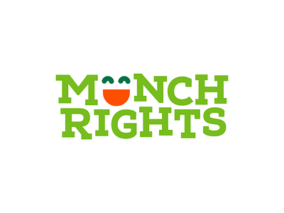 Munch Rights Logo branding logo design