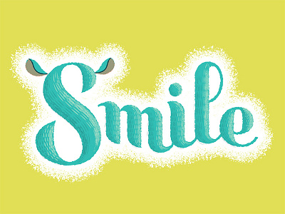 Chinchilla Smiles adobe custom illustrator kickstarter retro supply retro supply co script texture