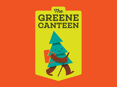 The Green Canteen badge hike logo restaurant tree