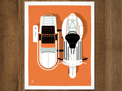 vespa screen prints