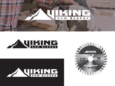 Saw blades manufacturer logo branding graphic design logo design tools