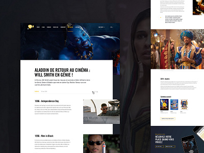 Pathe • News Article aladdin article blog film guideline layout movie news newsroom pathe template