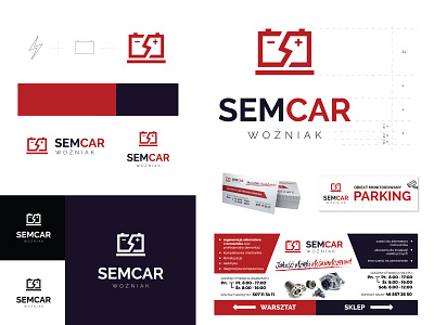 semcar automotive industry branding automotive industry brand identity branding logo design logo designer