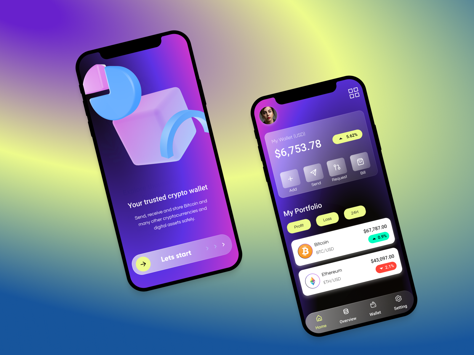 Crypto Wallet App UI design by Fayeza Tasnim on Dribbble