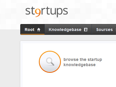 9Startups Side Project icons logo nav search startups