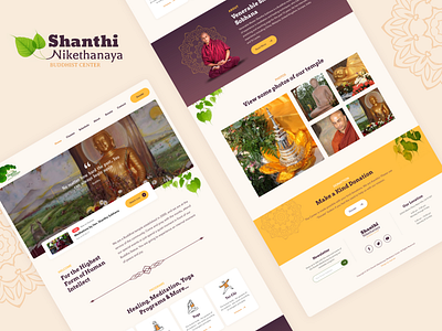 Shanthi Nikethanaya - UX/UI and Web Development design illustration