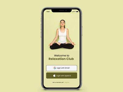 Yoga Mobile App - UX/UI Designing design mobile ui ux