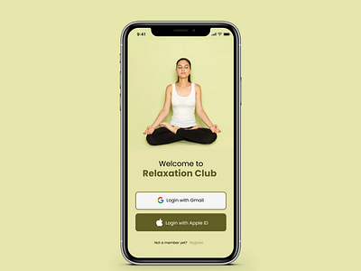 Yoga Mobile App - UX/UI Designing