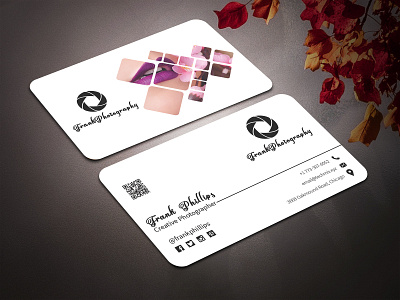 Elegant Photographer Business Card