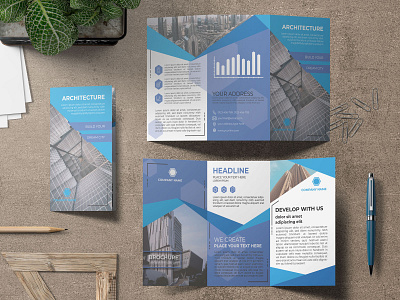 Elegant Architectural Firm Flyer Design by TechMix on Dribbble