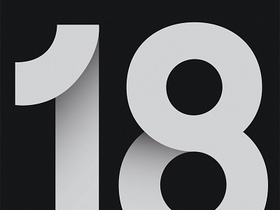 18 3-d type black condensed type lightandshadow poster design type typography