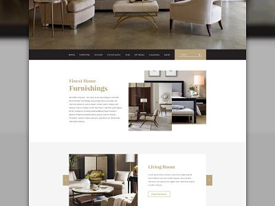 Furniture Website by Vando Sanchez on Dribbble