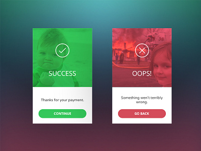 Flash Message (Error/Success) 011 daily dailyui error message success ui