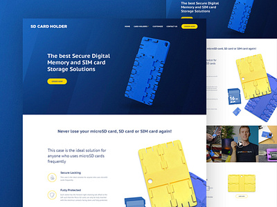 SD Cardholder Website design hero homepage landing page layout ui web webdesign webdesigner website