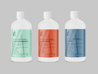 Detergent Label Design Concepts For ML bottle brand branding design fragrance label luxury packaging
