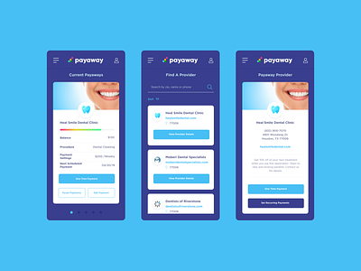 Payway app blue figma mobile pay payment purple software ui violet web