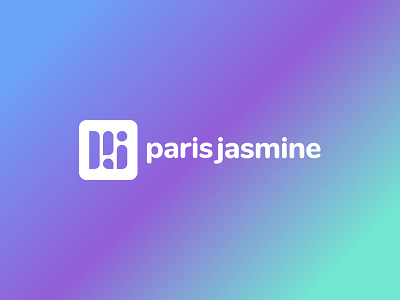 PJ Paris Jasmine Logo 2 brand branddesign branding colourful design logo playful
