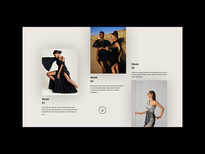 SHE MAG- page 2 black branding design girl magazine minimal model typography ux web website