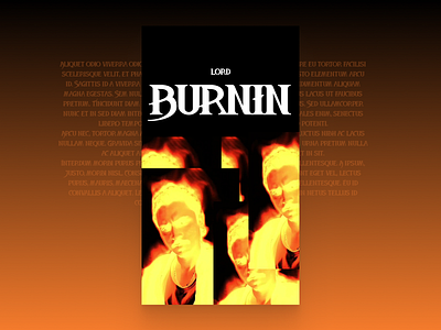 Poster Design- Lord Burning