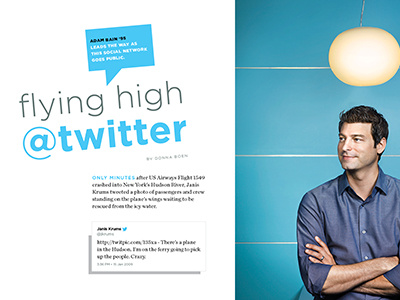 Twitter Feature, Miamian, Fall 2013