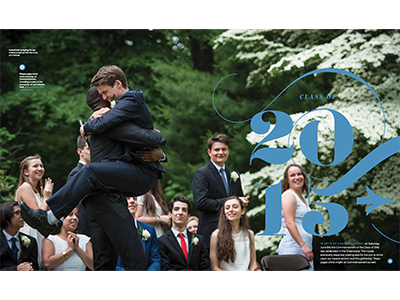 Class of 2015 editorial graduation magazine