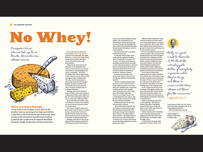 No Whey! editorial feature magazine