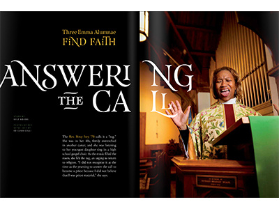 Answering the Call editorial feature magazine