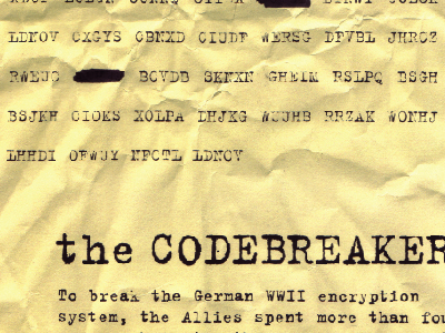 the Codebreakers codebreakers feature magazine opener