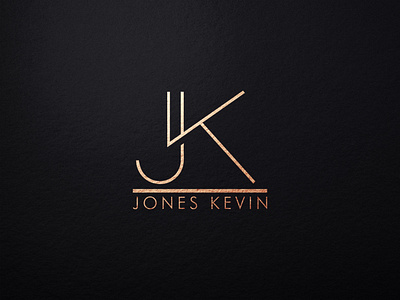 Jones Kevin boutique logo branding clothing brand clothing line clothing logo illustrator logo minimalist typography vector