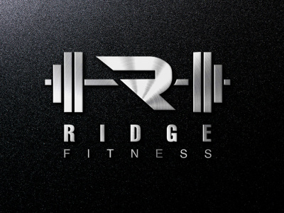 Ridge Fitness athlete logo branding fitness fitness logo gym gym logo illustration illustrator logo logo design minimalist power power logo vector