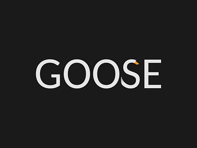 Goose birds logo branding design goose illustrator logo logo design minimalist typography vector