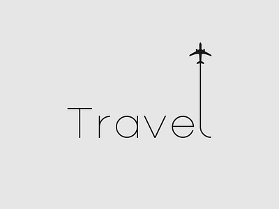Travel Logo branding design illustrator logo logo design minimalist travel logo traveling typogaphy typography vector