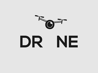 Drone Logo branding design drone drone logo illustrator logo logo design logo designer minimalist typography vector wordmark logo