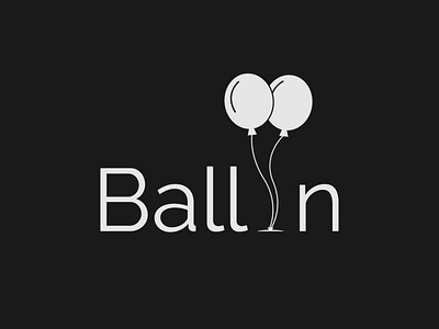 Balloon Logo balloon balloon logo branding design illustrator logo logo design logo designer minimalist typogaphy typography vector wordmark logo