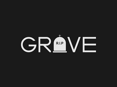 Grave Logo branding grave logo illustrator logo logo design logo designer minimalist typogaphy typography vector wordmark logo