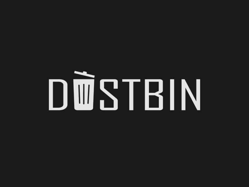 Use Me Dustbin Logo Design Stock Vector (Royalty Free) 2112538628 |  Shutterstock