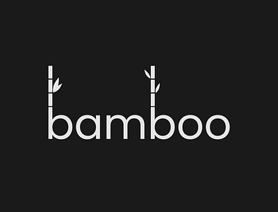 Bamboo Logo bamboo bamboo logo brand designer brand identity branding design logo logo designer wordmark logo