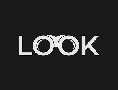 Look Logo Concept brand designer branding logo logo designer look logo typography wordmark logo