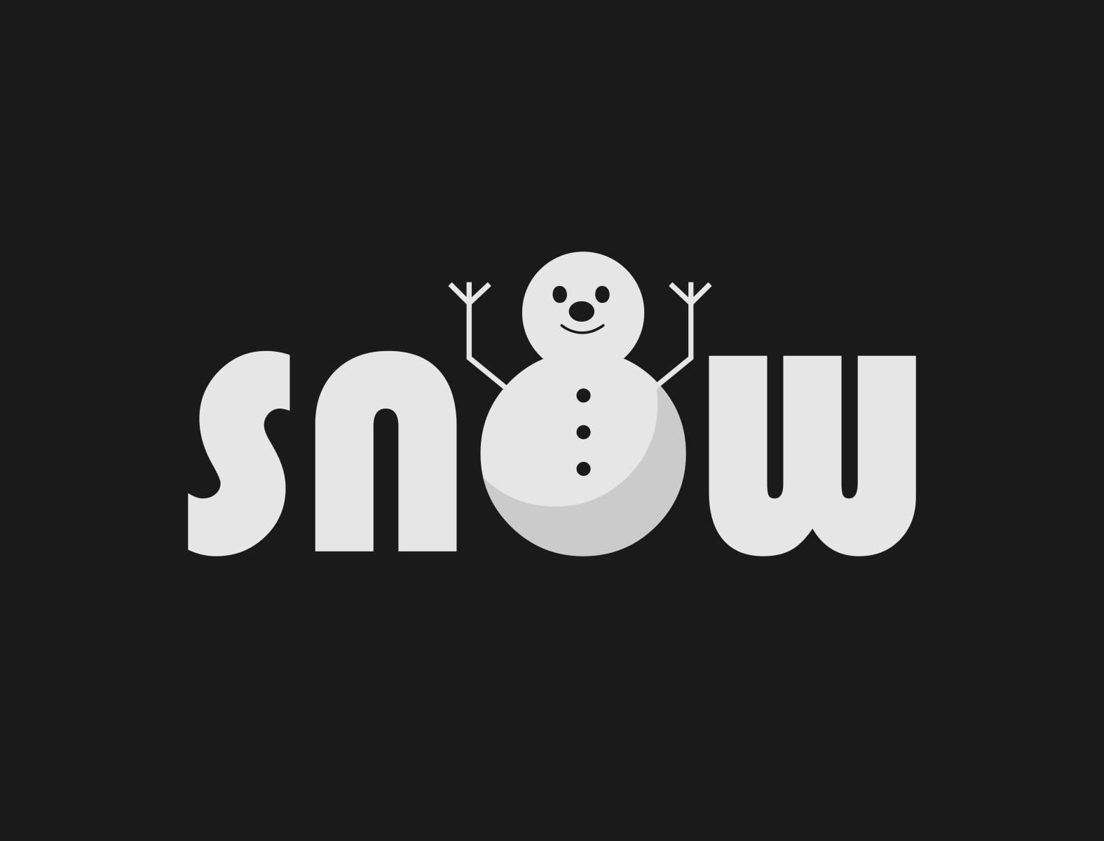 Snow Wordmark logo concept by MyGraphicLab on Dribbble