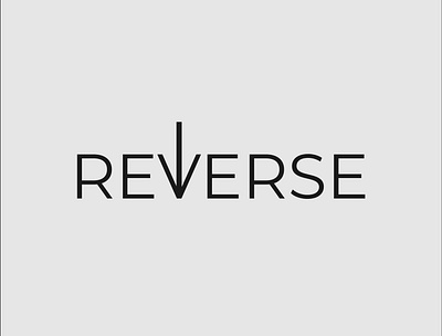 Reverse Logo Concept brand designer creative design logo logo designer minimalist logo reverse logo typography logo wordmark logo
