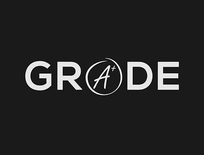 Grade wordmark logo concept brand designer branding grade logo illustrator logo logo designer minimalist typography vector wordmark wordmark logo